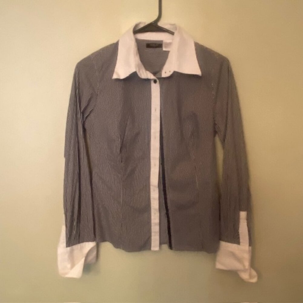 LA REDOUTE - WOMEN'S STRETCH STRIPED SHIRT